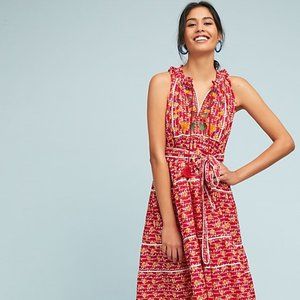 Anthropologie Kopal Red Dress